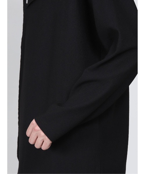 semantic design（セマンティックデザイン）の「セマンティックデザイン/semantic design　ビッグフード 長袖ゆるＴシャツ（Tシャツ/カットソー・メンズ・ホワイト/ブラック・MEDIUM/LARGE/X-LARGE）」の7枚目の写真