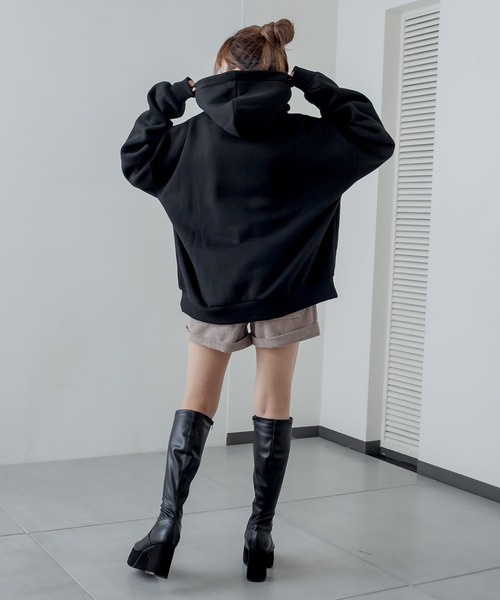 RASVOA(ラスボア)の「コーデュロイショートパンツ/ベルト付(その他パンツ・レディース・ブラック/オフホワイト/モカ・S/M)」の12枚目の写真