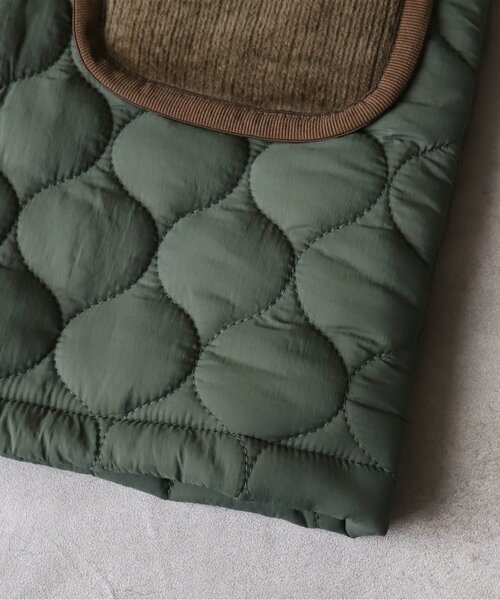 BREEZE by yumi.（ブリーズバイユミ）の「WEB限定 キルトボア中綿ジャケットロング【BREEZE by yumi.】（ダウンジャケット/コート・キッズ・ブラウン/カーキ・110/100/140/150/120/90/130）」の13枚目の写真