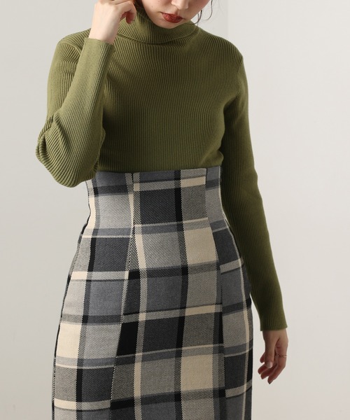 natural couture（ナチュラルクチュール）の「【大好評リバイバルアイテム】もちもちベーシックリブタートル（ニット/セーター・レディース・グレー/グリーン/モカ/その他1/その他2/ブラック・FREE）」の15枚目の写真