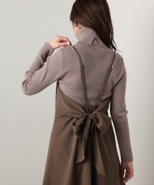 natural couture（ナチュラルクチュール）の「【大好評リバイバルアイテム】もちもちベーシックリブタートル（ニット/セーター・レディース・グレー/グリーン/モカ/その他1/その他2/ブラック・FREE）」の13枚目の写真