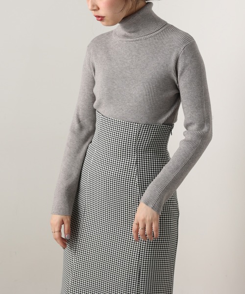 natural couture（ナチュラルクチュール）の「【大好評リバイバルアイテム】もちもちベーシックリブタートル（ニット/セーター・レディース・グレー/グリーン/モカ/その他1/その他2/ブラック・FREE）」の19枚目の写真