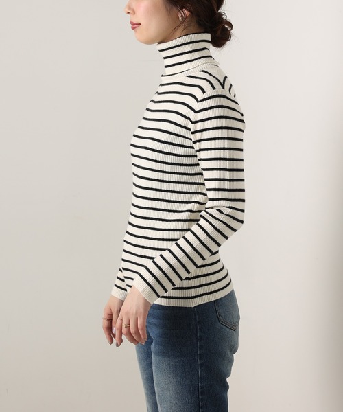 natural couture（ナチュラルクチュール）の「【大好評リバイバルアイテム】もちもちベーシックリブタートル（ニット/セーター・レディース・グレー/グリーン/モカ/その他1/その他2/ブラック・FREE）」の21枚目の写真