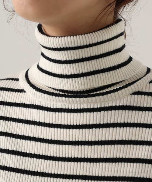 natural couture（ナチュラルクチュール）の「【大好評リバイバルアイテム】もちもちベーシックリブタートル（ニット/セーター・レディース・グレー/グリーン/モカ/その他1/その他2/ブラック・FREE）」の9枚目の写真