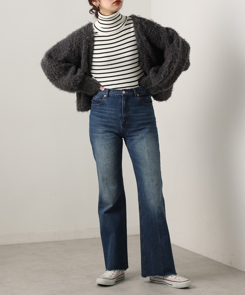 natural couture（ナチュラルクチュール）の「【大好評リバイバルアイテム】もちもちベーシックリブタートル（ニット/セーター・レディース・グレー/グリーン/モカ/その他1/その他2/ブラック・FREE）」の8枚目の写真