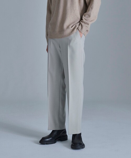 tk.TAKEO KIKUCHI（ティーケータケオキクチ）の「◆LANATECツイルストレートパンツ（その他パンツ・メンズ・ブラック/ダークグリーン/マスタード/ベージュ・02/03）」の2枚目の写真