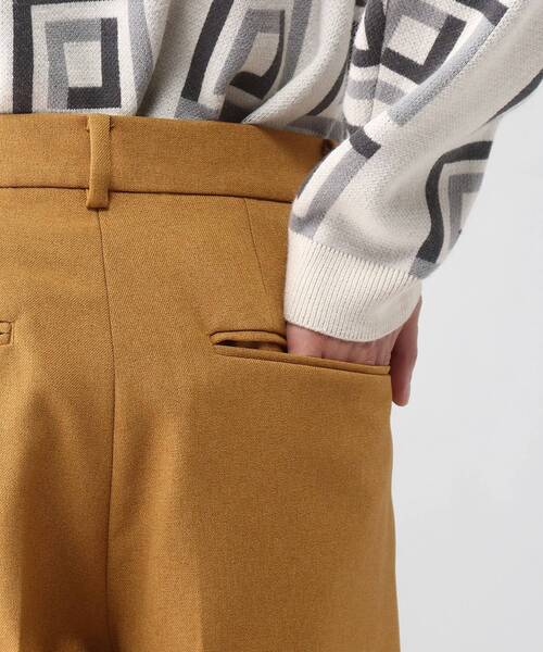 tk.TAKEO KIKUCHI（ティーケータケオキクチ）の「◆LANATECツイルストレートパンツ（その他パンツ・メンズ・ブラック/ダークグリーン/マスタード/ベージュ・02/03）」の8枚目の写真