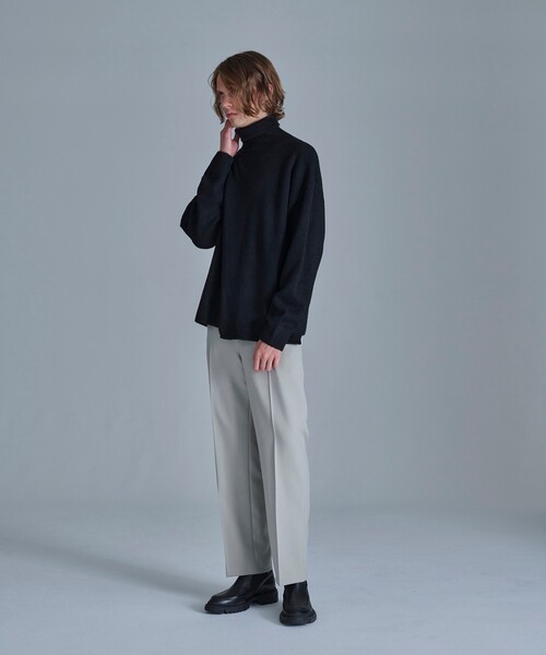 tk.TAKEO KIKUCHI（ティーケータケオキクチ）の「◆LANATECツイルストレートパンツ（その他パンツ・メンズ・ブラック/ダークグリーン/マスタード/ベージュ・02/03）」の19枚目の写真