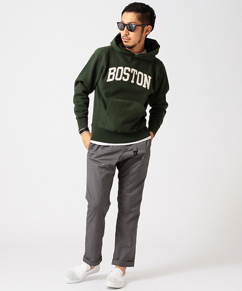 CHESWICK（チェスウィック）の「○CHESWICK×BEAMS / 別注 フーデッド パーカー（パーカー・メンズ・ヘザ－グレー/ダークグリーン/ネイビー・MEDIUM/SMALL/LARGE）」の9枚目の写真