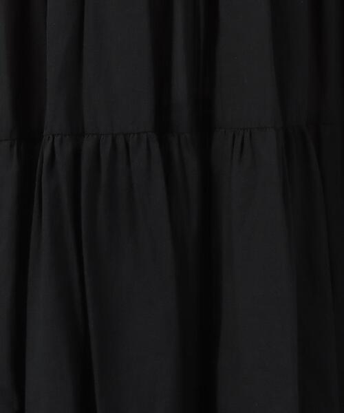 To b. by agnes b.（トゥービーバイアニエスベー）の「WP24 JUPE ティアードスカート（スカート・レディース・ブラック・38/36）」の5枚目の写真