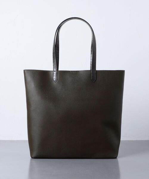 UNITED ARROWS マイクロファイバー コンビ トートバッグ ブラック UNITED ARROWS マイクロファイバー コンビ トートバッグ