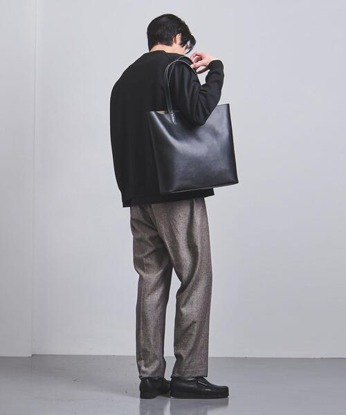 ユナイテッドアローズ　マイクロファイバー トートバッグ M ブラック UNITED ARROWS｜マイクロファイバー トートバッグ M | Rakuten