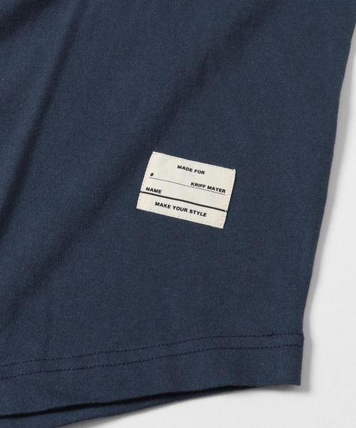 KRIFF MAYER(クリフメイヤー)の「抗菌コンビカラーロンT(Tシャツ/カットソー・メンズ・アイボリー/オフホワイト/グリーン/ネイビー・MEDIUM/LARGE/X-LARGE)」の11枚目の写真