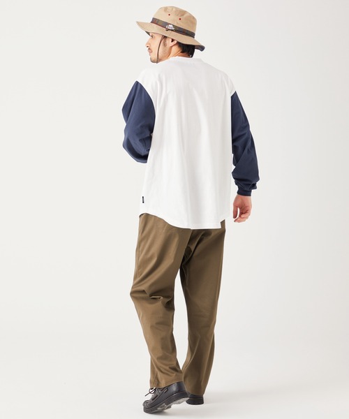 KRIFF MAYER(クリフメイヤー)の「抗菌コンビカラーロンT(Tシャツ/カットソー・メンズ・アイボリー/オフホワイト/グリーン/ネイビー・MEDIUM/LARGE/X-LARGE)」の18枚目の写真