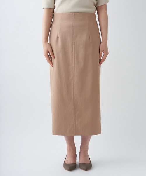 RIVE DROITE（リヴドロワ）の「リヨセルナイロンストレートスカート（スカート・レディース・ベージュ/ライトベージュ・36/38/34）」の18枚目の写真