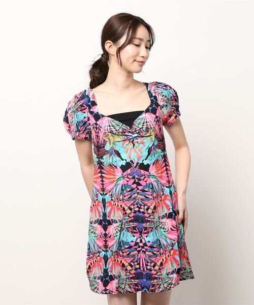 Desigual(デシグアル)の「アーティプリント ワンピース(ワンピース・レディース・レッド・S/M/L/XL/XS)」の4枚目の写真