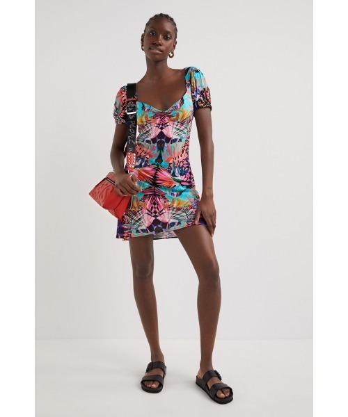 Desigual(デシグアル)の「アーティプリント ワンピース(ワンピース・レディース・レッド・S/M/L/XL/XS)」の8枚目の写真
