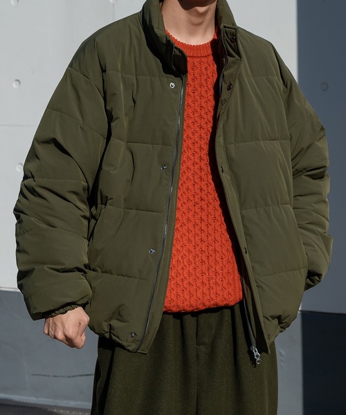 kutir(クティール)の「中綿アソートブルゾン(ブルゾン・メンズ・アイボリー/ダークブラウン/レッド/カーキ・LARGE/MEDIUM)」の4枚目の写真