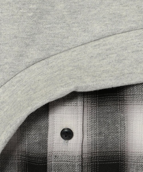 ADDICT NOIR（アディクトノアー）の「ADDICT NOIR/アディクト ノアー/Check Pullover（パーカー・レディース・ブラック/グレー・0）」の6枚目の写真