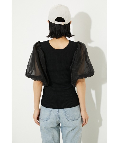 rienda - ⭐♡様*専用出品⭐❥rienda❥トップス2点 セール】ケープボタンデザインニットトップス（ニット/セーター