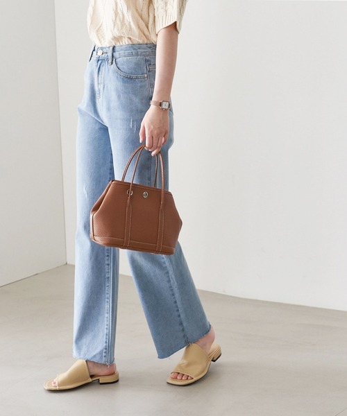 me+em select(ミームセレクト)の「ダメージデニムパンツ(デニムパンツ・レディース・ライトブルー/インディゴブルー・SMALL/MEDIUM/LARGE)」の15枚目の写真