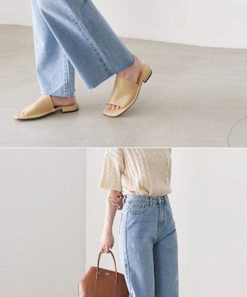 me+em select(ミームセレクト)の「ダメージデニムパンツ(デニムパンツ・レディース・ライトブルー/インディゴブルー・SMALL/MEDIUM/LARGE)」の18枚目の写真