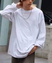 GILDAN | 【ROOPTOKYO】GILDAN ６oz クルーネック 袖リブ ロングスリーブTee /ロンT 無地カットソー オーバーサイズ(Tシャツ/カットソー)