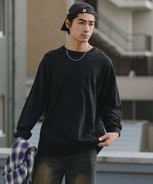 GILDAN（ギルダン）の「【ROOPTOKYO】GILDAN ６oz クルーネック 袖リブ ロングスリーブTee /ロンT 無地カットソー オーバーサイズ 2026年春夏（Tシャツ/カットソー）」