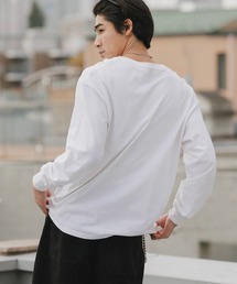 GILDAN（ギルダン）の「【ROOPTOKYO】GILDAN ６oz クルーネック 袖リブ ロングスリーブTee /ロンT 無地カットソー オーバーサイズ 2026年春夏（Tシャツ/カットソー）」