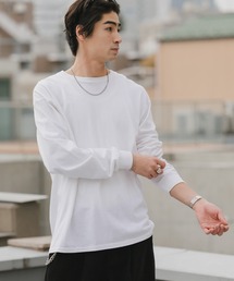 ROOPTOKYO（ループトウキョウ）の「【ROOPTOKYO】GILDAN ６oz クルーネック 袖リブ ロングスリーブTee /ロンT 無地カットソー オーバーサイズ 2026年春夏（Tシャツ/カットソー）」