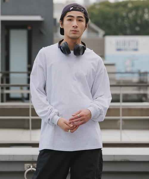 セール】【ROOPTOKYO】GILDAN 6oz クルーネック 袖リブ ロング