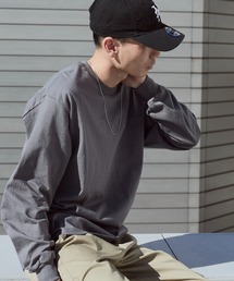 GILDAN（ギルダン）の「【ROOPTOKYO】GILDAN ６oz クルーネック 袖リブ ロングスリーブTee /ロンT 無地カットソー オーバーサイズ 2026年春夏（Tシャツ/カットソー）」