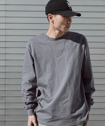 GILDAN（ギルダン）の「【ROOPTOKYO】GILDAN ６oz クルーネック 袖リブ ロングスリーブTee /ロンT 無地カットソー オーバーサイズ 2026年春夏（Tシャツ/カットソー）」