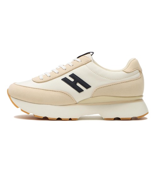 Hawkins（ホーキンス）の「HAWKINS ホーキンス SASHA ローカットスニーカー HW20310 LT.BEIGE（スニーカー・レディース・ホワイト・5h/6/6h/7/7h/8）」の9枚目の写真
