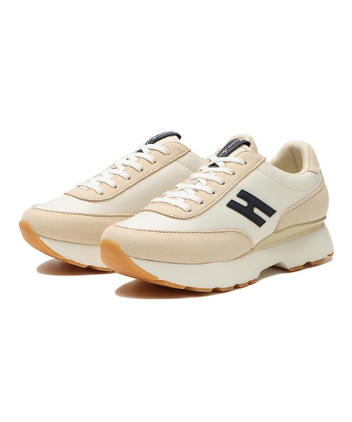 Hawkins（ホーキンス）の「HAWKINS ホーキンス SASHA ローカットスニーカー HW20310 LT.BEIGE（スニーカー・レディース・ホワイト・5h/6/6h/7/7h/8）」の7枚目の写真