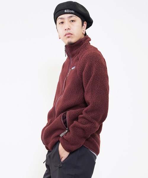 patagonia（パタゴニア）の「Patagonia(パタゴニア) レトロ パイル ジャケット（ノーカラージャケット・メンズ・ダークブラウン/グレー/ブラック・S/M/L/XL/XXL）」の22枚目の写真