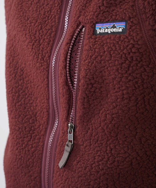 patagonia（パタゴニア）の「Patagonia(パタゴニア) レトロ パイル ジャケット（ノーカラージャケット・メンズ・ダークブラウン/グレー/ブラック・S/M/L/XL/XXL）」の16枚目の写真