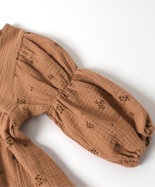 apres les cours(アプレレクール)の「WEB限定 ベスト付き総柄ワンピース(ワンピース・キッズ・オレンジ/ミント・80/140/100/90/110/130/120)」の5枚目の写真