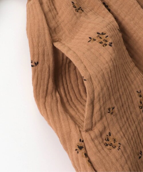 apres les cours(アプレレクール)の「WEB限定 ベスト付き総柄ワンピース(ワンピース・キッズ・オレンジ/ミント・80/140/100/90/110/130/120)」の4枚目の写真