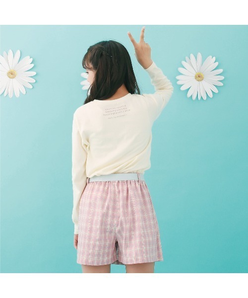 Candychuu（キャンディチュウ）の「ポムポムプリンロンT（Tシャツ/カットソー・キッズ・イエロー・120/130/140/150/160）」の3枚目の写真