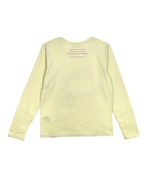 Candychuu（キャンディチュウ）の「ポムポムプリンロンT（Tシャツ/カットソー・キッズ・イエロー・120/130/140/150/160）」の5枚目の写真