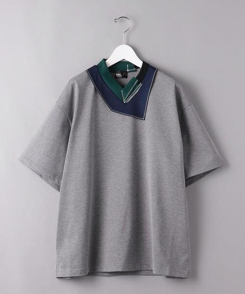 kolor(カラー)の「<kolor(カラー)> Vネック Tシャツ■■■(Tシャツ/カットソー・メンズ・ブラック/グレー・2/1/3)」の1枚目の写真