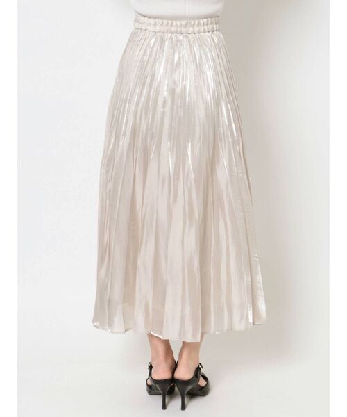 MURUA（ムルーア）の「シャイニープリーツスカート（スカート・レディース・アイボリー/ブラック/ブルー・FREE）」の14枚目の写真