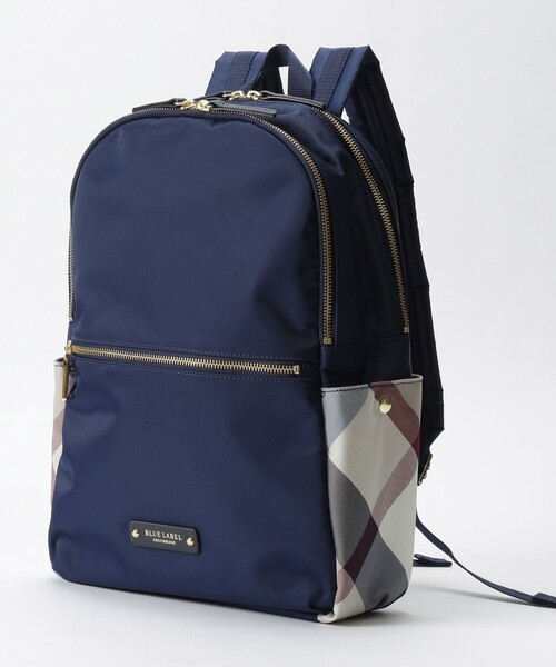 BLUE LABEL CRESTBRIDGE(ブルーレーベルクレストブリッジ)の「パーシャルCBナイロンバックパック(バックパック/リュック・レディース・ブラック/ダークネイビー・FREE)」の10枚目の写真