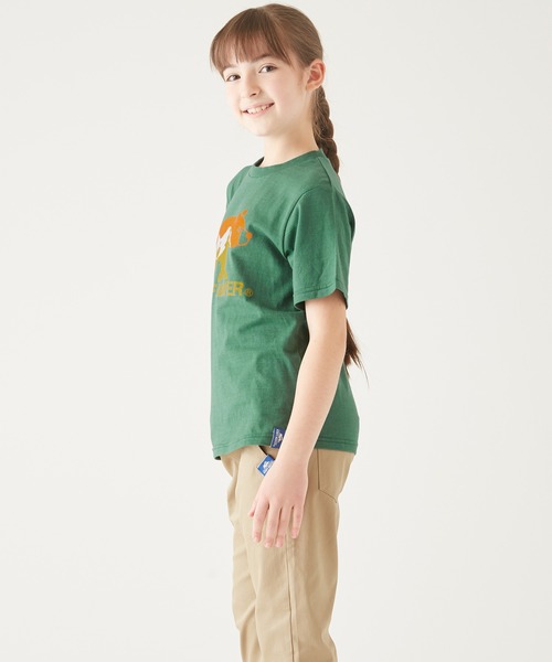 KRIFF MAYER Kid's Collection（クリフメイヤーキッズコレクション）の「波打ち天竺TEE（マーくんロゴ）（Tシャツ/カットソー・キッズ・チャコール/パープル/グレー/グリーン・140/160/170/120/150/130）」の9枚目の写真