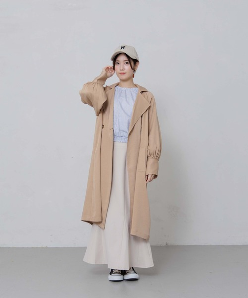 flower（フラワー）の「ルーズリートレンチコート（トレンチ 