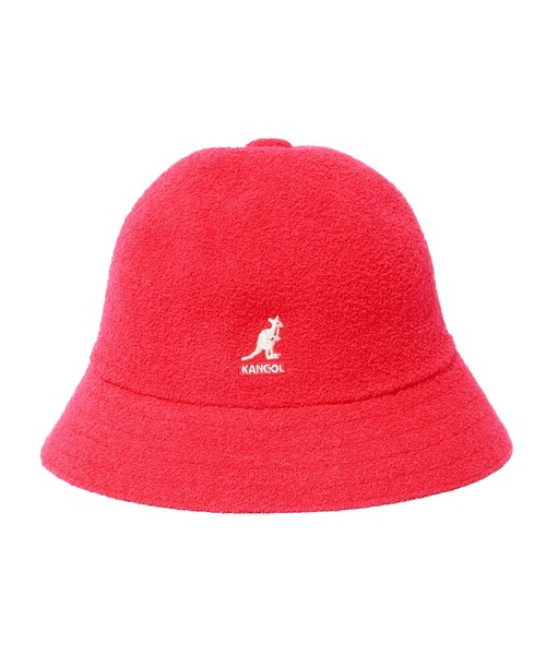 KANGOL（カンゴール）の「KANGOL/カンゴール Bermuda Casual バミューダカジュアル バケットハット バケハ パイル（ハット・メンズ・ホワイト/ブラック/レッド/ブラック×ゴールド/チャコールグレー/ベージュ・M/L）」の7枚目の写真