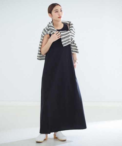 SAYAKA DAVIS / ダブルストラップ ジャージードレス