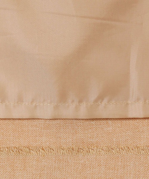 mysty woman（ミスティウーマン）の「リネンライクショートスカート 275570（スカート・レディース・ベージュ/オレンジ/チャコール・FREE）」の10枚目の写真