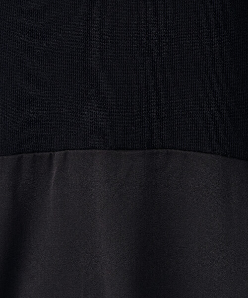 COMME CA ISM(コムサイズム)の「コンビデザイン ニットワンピース(ワンピース・レディース・ブラック・MEDIUM/LARGE)」の10枚目の写真